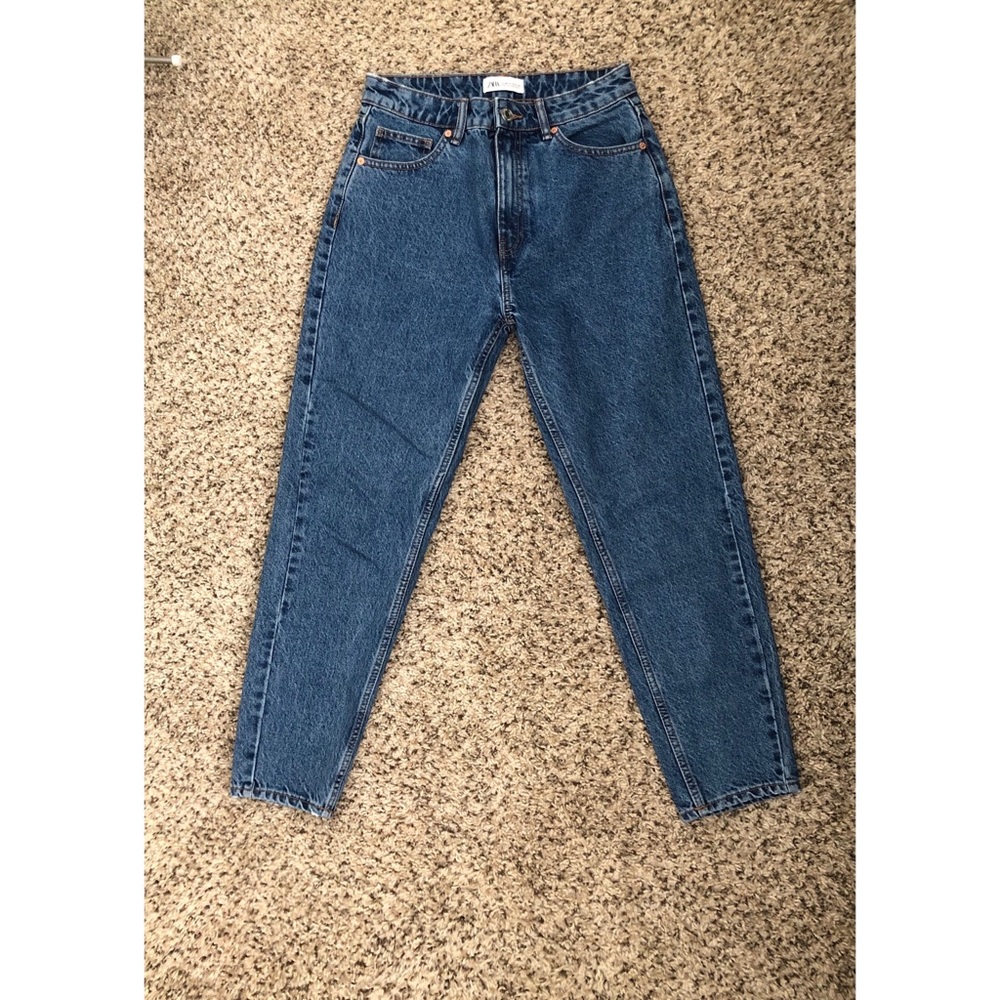 ZARA High Waisted Mom Jeans